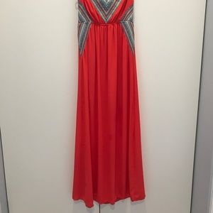 Rue21 Strapless maxi summer dress